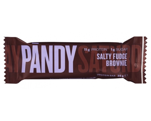 Pandy Salty Fudge Brownie Protein Bar Μπάρα Πρωτεΐνης με γεύση Βrownie & Αλατισμένη Σοκολάτα, 35gr Pandy Salty Fudge Brownie Protein Bar Μπάρα Πρωτεΐνης με γεύση Βrownie & Αλατισμένη Σοκολάτα, 35gr
