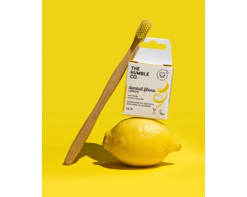 THE HUMBLE CO. Dental Floss Lemon Οδοντικό Νήμα Καθαρισμού Λεμόνι, 50μ THE HUMBLE CO. Dental Floss Lemon Οδοντικό Νήμα Καθαρισμού Λεμόνι, 50μ