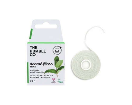 THE HUMBLE CO. Dental Floss Fresh Mint Οδοντικό Νήμα Καθαρισμού Μέντας, 50μ THE HUMBLE CO. Dental Floss Fresh Mint Οδοντικό Νήμα Καθαρισμού Μέντας, 50μ