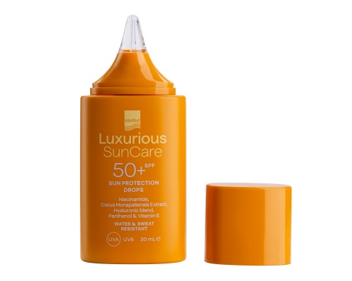 Intermed Luxurious SunCare Sun Protection Drops Αντηλιακό Γαλάκτωμα Προσώπου SPF 50+, 30ml Intermed Luxurious SunCare Sun Protection Drops Αντηλιακό Γαλάκτωμα Προσώπου SPF 50+, 30ml