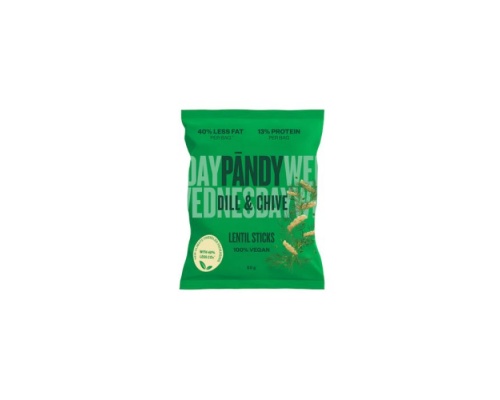 Pandy Lentil Chips - Dill & Chive Πρωτεϊνικά Τσιπς Φακής με γεύση Άνιθο & Σχινόπρασο, 50gr Pandy Lentil Chips - Dill & Chive Πρωτεϊνικά Τσιπς Φακής με γεύση Άνιθο & Σχινόπρασο, 50gr