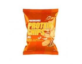 Pro!Brands Protein Chips Grill Πρωτεϊνικά Τσιπς Γκριλ με γεύση Ψημένων Κρεμμυδιών, 50gr 