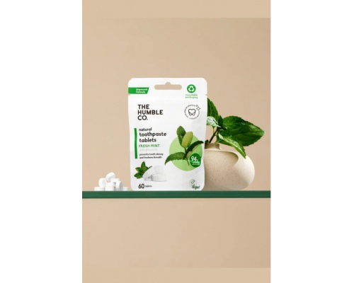 THE HUMBLE CO. Natural Toothpaste Tablets Fresh Mint Φυσική Οδοντόκρεμα σε Ταμπλέτα με Φθόριο & γεύση Μέντα, 60ταμπλέτες THE HUMBLE CO. Natural Toothpaste Tablets Fresh Mint Φυσική Οδοντόκρεμα σε Ταμπλέτα με Φθόριο & γεύση Μέντα, 60ταμπλέτες