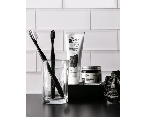 THE HUMBLE CO. Natural Toothpaste with Charcoal Φυσική Οδοντόκρεμα με Ενεργό Άνθρακα για Λεύκανση, 75ml THE HUMBLE CO. Natural Toothpaste with Charcoal Φυσική Οδοντόκρεμα με Ενεργό Άνθρακα για Λεύκανση, 75ml