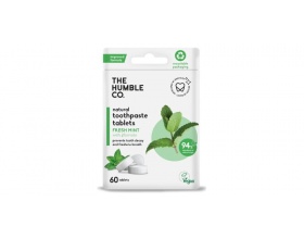 THE HUMBLE CO. Natural Toothpaste Tablets Fresh Mint Φυσική Οδοντόκρεμα σε Ταμπλέτα με Φθόριο & γεύση Μέντα, 60ταμπλέτες