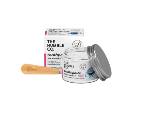 THE HUMBLE CO. Toothpaste Strawberry Kids Παιδική Οδοντόκρεμα με γεύση Φράουλα σε Βαζάκι, 50ml THE HUMBLE CO. Toothpaste Strawberry Kids Παιδική Οδοντόκρεμα με γεύση Φράουλα σε Βαζάκι, 50ml