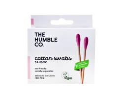 THE HUMBLE CO. Μπατονέτες από Μπαμπού & Βαμβάκι σε Μωβ Χρώμα, 100τμχ THE HUMBLE CO. Μπατονέτες από Μπαμπού & Βαμβάκι σε Μωβ Χρώμα, 100τμχ