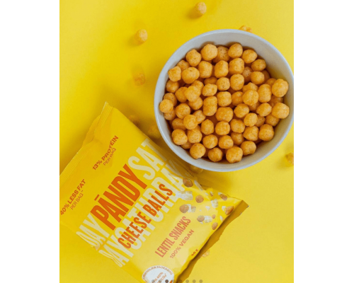 Pandy Lentil Chips-Cheese Balls Πρωτεϊνικά Τσιπς Φακής με γεύση Τυριού, 50gr Pandy Lentil Chips-Cheese Balls Πρωτεϊνικά Τσιπς Φακής με γεύση Τυριού, 50gr