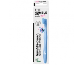 THE HUMBLE CO. Humble Brush Plant-Based Παιδική Οδοντόβουρτσα Πολύ Μαλακή με Φυτικά Συστατικά Μπλέ 2-8 ετών, 1τμχ