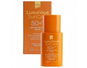 Intermed Luxurious SunCare Sun Protection Drops Αντηλιακό Γαλάκτωμα Προσώπου SPF 50+, 30ml