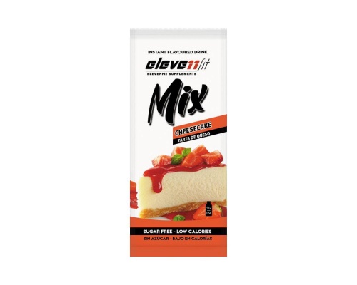 Eleven Fit Mix Cheesecake Μείγμα για Ρόφημα/Γλυκό χωρίς Ζάχαρη με γεύση Τσιζκέικ, 9gr Eleven Fit Mix Cheesecake Μείγμα για Ρόφημα/Γλυκό χωρίς Ζάχαρη με γεύση Τσιζκέικ, 9gr