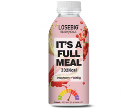 Amhes Pharma Losebig It's a Fullmeal Strawberry-Vanilla Υγιεινό Ρόφημα με Γεύση Φράουλα-Βανίλια, 500ml