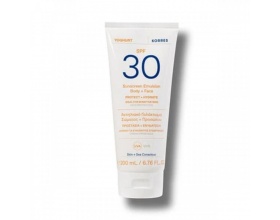 Korres Yoghurt Suncreen Emulsion Αντηλιακό Γαλάκτωμα Σώματος & Προσώπου SPF30, 200ml Korres Yoghurt Suncreen Emulsion Αντηλιακό Γαλάκτωμα Σώματος & Προσώπου SPF30, 200ml