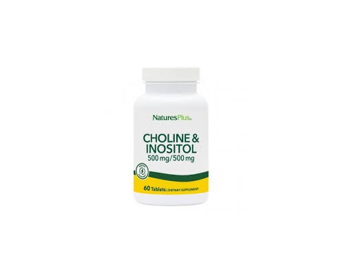 Nature's Plus Choline & Inositol 500 mg 60 tabs, Συμπλήρωμα Διατροφής απαράιτητο για τη δημιουργία νευρικών ώσεων και τη σωστή λειτουργία του εγκεφάλου, της καρδιάς και των ματιών Nature's Plus Choline & Inositol 500 mg 60 tabs, Συμπλήρωμα Διατροφής απαράιτητο για τη δημιουργία νευρικών ώσεων και τη σωστή λειτουργία του εγκεφάλου, της καρδιάς και των ματιών