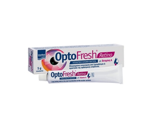 Intermed Optofresh Retino Λιπαντική Αλοιφή Ματιών με Βιταμίνη Α, 5gr Intermed Optofresh Retino Λιπαντική Αλοιφή Ματιών με Βιταμίνη Α, 5gr
