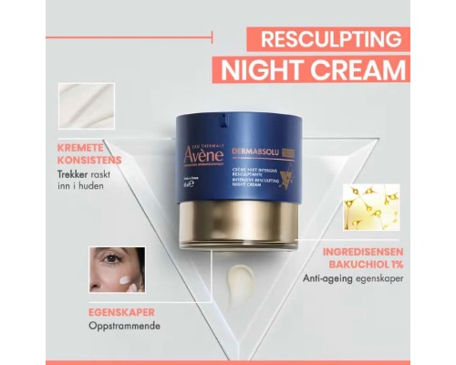 Avène Dermabsolu Crème Nuit Κρέμα Νυκτός Εντατικής Αναδόμησης, 40ml Avène Dermabsolu Crème Nuit Κρέμα Νυκτός Εντατικής Αναδόμησης, 40ml