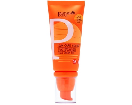 Medisei Panthenol Extra Sun Care Color Face Cream-Gel Αντηλιακή Κρέμα-Gel Προσώπου με Χρώμα SPF50, 50ml  Medisei Panthenol Extra Sun Care Color Face Cream-Gel Αντηλιακή Κρέμα-Gel Προσώπου με Χρώμα SPF50, 50ml