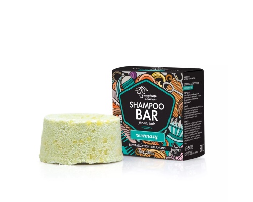 Macrovita Olive Elia Shampoo Bar Rosemary Στερεό Σαμπουάν για Λιπαρά Μαλλιά, 80gr  Macrovita Olive Elia Shampoo Bar Rosemary Στερεό Σαμπουάν για Λιπαρά Μαλλιά, 80gr