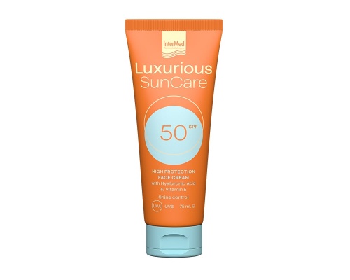 Intermed Luxurius SunCare Face Cream Αντηλιακή Κρέμα Προσώπου SPF50, 75ml Intermed Luxurius SunCare Face Cream Αντηλιακή Κρέμα Προσώπου SPF50, 75ml