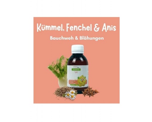 Herby Family Sausewind Παιδικό Συμπλήρωμα Διατροφής για την Αντιμετώπιση των Κοιλιακών Πόνων με Γεύση Μήλου, 150ml