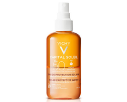 Vichy Capital Soleil Solar Protective Water Enhanced Tan SPF50 Αντηλιακό Νερό Προστασίας για Λαμπερό Μαύρισμα, 200ml Vichy Capital Soleil Solar Protective Water Enhanced Tan SPF50 Αντηλιακό Νερό Προστασίας για Λαμπερό Μαύρισμα, 200ml