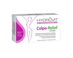 Hydrovit Intimcare Colpo-Relief Ovules Κολπικά Υπόθετα για Πρόληψη & Αντιμετώπιση της Κολπικής Ξηρότητας & Ατροφικής Κολπίτιδας, 10τμχ Hydrovit Intimcare Colpo-Relief Ovules Κολπικά Υπόθετα για Πρόληψη & Αντιμετώπιση της Κολπικής Ξηρότητας & Ατροφικής Κολπίτιδας, 10τμχ