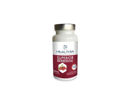 Healthia Superior Berberine Συμπλήρωμα Bερβερίνης 925mg, 60 κάψουλες Healthia Superior Berberine Συμπλήρωμα Bερβερίνης 925mg, 60 κάψουλες