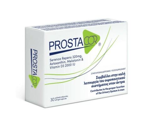 Innovis Prostacor Συμπλήρωμα Διατροφής για τον Προστάτη, 30 μαλακές κάψουλες Innovis Prostacor Συμπλήρωμα Διατροφής για τον Προστάτη, 30 μαλακές κάψουλες