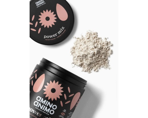Amino Animo Organic Protein Power Mix Cocoa Flavor Βιολογική Πρωτεΐνη με γεύση Κακάο, 350gr Amino Animo Organic Protein Power Mix Cocoa Flavor Βιολογική Πρωτεΐνη με γεύση Κακάο, 350gr