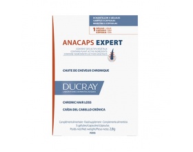 Ducray Anacaps Expert Συμπλήρωμα με Αμινοξέα, Βότανα, Βιταμίνες & Μεταλλικά Στοιχεία για τη Χρόνια Τριχόπτωση, 30 κάψουλες Ducray Anacaps Expert Συμπλήρωμα με Αμινοξέα, Βότανα, Βιταμίνες & Μεταλλικά Στοιχεία για τη Χρόνια Τριχόπτωση, 30 κάψουλες