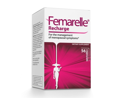 Femarelle Recharge Συμπλήρωμα Διατροφής για τη Διαχείριση των Συμπτωμάτων κατά την Διάρκεια της Εμμηνόπαυσης, 56 κάψουλες Femarelle Recharge Συμπλήρωμα Διατροφής για τη Διαχείριση των Συμπτωμάτων κατά την Διάρκεια της Εμμηνόπαυσης, 56 κάψουλες