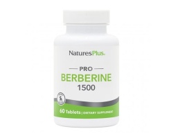 Natures Plus Berberine Συμπλήρωμα Bερβερίνης 1500mg, 60 κάψουλες Natures Plus Berberine Συμπλήρωμα Bερβερίνης 1500mg, 60 κάψουλες