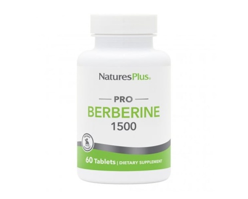 Natures Plus Berberine Συμπλήρωμα Bερβερίνης 1500mg, 60 κάψουλες