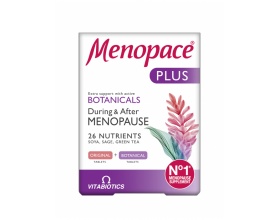 Vitabiotics Menopace Plus Συμπλήρωμα Διατροφής για την Εμμηνόπαυση, 56 ταμπλέτες Vitabiotics Menopace Plus Συμπλήρωμα Διατροφής για την Εμμηνόπαυση, 56 ταμπλέτες