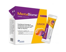 Cross Pharmaceuticals MenteBiome Junior Παιδικό Συμπλήρωμα Διατροφής, 30 φακελάκια Cross Pharmaceuticals MenteBiome Junior Παιδικό Συμπλήρωμα Διατροφής, 30 φακελάκια