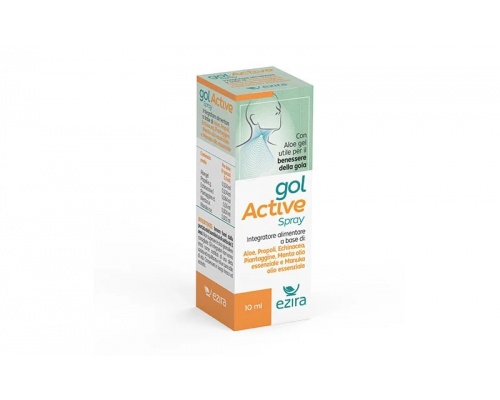 Ezira Golactive Spray Σπρέι για το Λαιμό με Πρόπολη, Πεντάνευρο & Εχινάκεια, 10ml Ezira Golactive Spray Σπρέι για το Λαιμό με Πρόπολη, Πεντάνευρο & Εχινάκεια, 10ml
