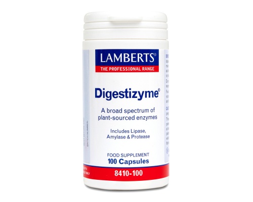 Lamberts Digestizyme Πεπτικά Ένζυμα , 100 κάψουλες Lamberts Digestizyme Πεπτικά Ένζυμα , 100 κάψουλες