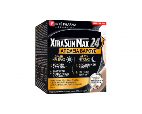 Forte Pharma Laboratoires XtraSlim ΜΑΧ 24 Απώλεια Βάρους, 60 ταμπλέτες