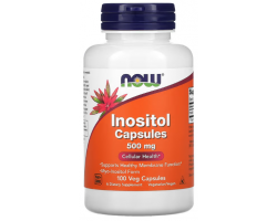 Now Inositol Capsules 500mg Συμπλήρωμα με Ινοσιτόλη για την Ενισχύση του Νευρικού Συστήματος, 100 κάψουλες Now Inositol Capsules 500mg Συμπλήρωμα με Ινοσιτόλη για την Ενισχύση του Νευρικού Συστήματος, 100 κάψουλες