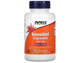 Now Inositol Capsules 500mg Συμπλήρωμα με Ινοσιτόλη για την Ενισχύση του Νευρικού Συστήματος, 100 κάψουλες Now Inositol Capsules 500mg Συμπλήρωμα με Ινοσιτόλη για την Ενισχύση του Νευρικού Συστήματος, 100 κάψουλες