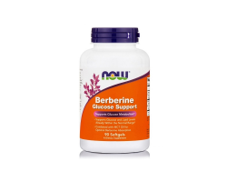 Now Berberine Glucose Support Συμπλήρωμα Bερβερίνης, 90 μαλακές κάψουλες  Now Berberine Glucose Support Συμπλήρωμα Bερβερίνης, 90 μαλακές κάψουλες