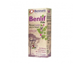 Bennett Benlif Kids Παιδικό Φυτικό Σιρόπι για Βήχα, Καταρροή & Ερεθισμένο Λαιμό με Γεύση Κεράσι, 200ml