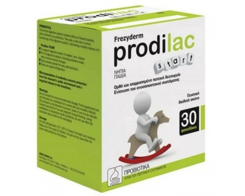 Frezyderm Prodilac Start Συμπλήρωμα για Νήπια & Παιδιά για την Εντερική Χλωρίδα, 30 φακελάκια Frezyderm Prodilac Start Συμπλήρωμα για Νήπια & Παιδιά για την Εντερική Χλωρίδα, 30 φακελάκια