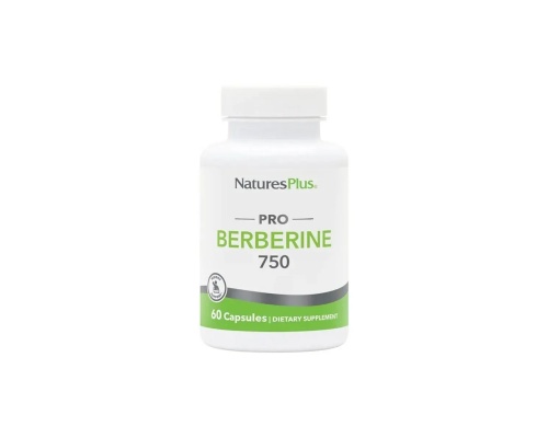 Natures Plus Berberine Συμπλήρωμα Bερβερίνης 750mg, 60 κάψουλες