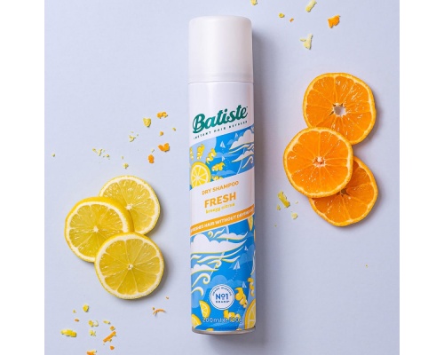 Batiste Dry Shampoo Fresh Ξηρό Σαμπουάν σε Σπρέι Απομακρύνει Αποτελεσματικά τη Λιπαρότητα, 200ml Batiste Dry Shampoo Fresh Ξηρό Σαμπουάν σε Σπρέι Απομακρύνει Αποτελεσματικά τη Λιπαρότητα, 200ml