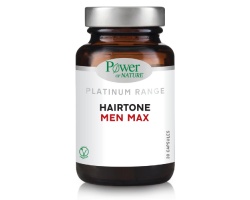 Power of Nature Platinum Range HAIRTONE MEN MAX Ανδρικό Συμπλήρωμα Διατροφής για Μαλλιά & Δέρμα, 30 κάψουλες Power of Nature Platinum Range HAIRTONE MEN MAX Ανδρικό Συμπλήρωμα Διατροφής για Μαλλιά & Δέρμα, 30 κάψουλες