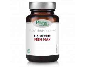 Power of Nature Platinum Range HAIRTONE MEN MAX Ανδρικό Συμπλήρωμα Διατροφής για Μαλλιά & Δέρμα, 30 κάψουλες Power of Nature Platinum Range HAIRTONE MEN MAX Ανδρικό Συμπλήρωμα Διατροφής για Μαλλιά & Δέρμα, 30 κάψουλες