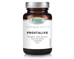 Power of Nature Platinum Range PROSTALIVE Συμπλήρωμα Διατροφής για τη Διατήρηση των Φυσιολογικών Επιπέδων Τεστοστερόνης στο Αίμα, 30κάψουλες Power of Nature Platinum Range PROSTALIVE Συμπλήρωμα Διατροφής για τη Διατήρηση των Φυσιολογικών Επιπέδων Τεστοστερόνης στο Αίμα, 30κάψουλες