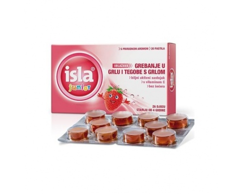Engelhard Arzneimittel Isla Junior Παιδικές Παστίλιες για την Ανακούφιση από τους Ερεθισμούς & τις Ενοχλήσεις του Λαιμού, 20 παστίλιες Engelhard Arzneimittel Isla Junior Παιδικές Παστίλιες για την Ανακούφιση από τους Ερεθισμούς & τις Ενοχλήσεις του Λαιμού, 20 παστίλιες