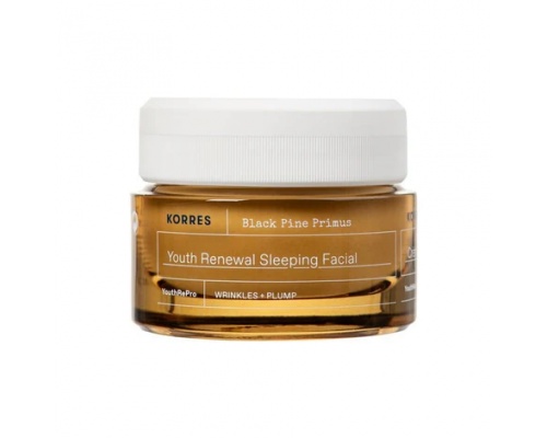 Korres Black Pine Primus Λείανση Ρυτίδων + Ελαστικότητα Κρέμα Νεότητας Νύχτας, 40ml Korres Black Pine Primus Λείανση Ρυτίδων + Ελαστικότητα Κρέμα Νεότητας Νύχτας, 40ml